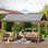 Pavillon de jardin permanent en métal P 12 pi Florence
