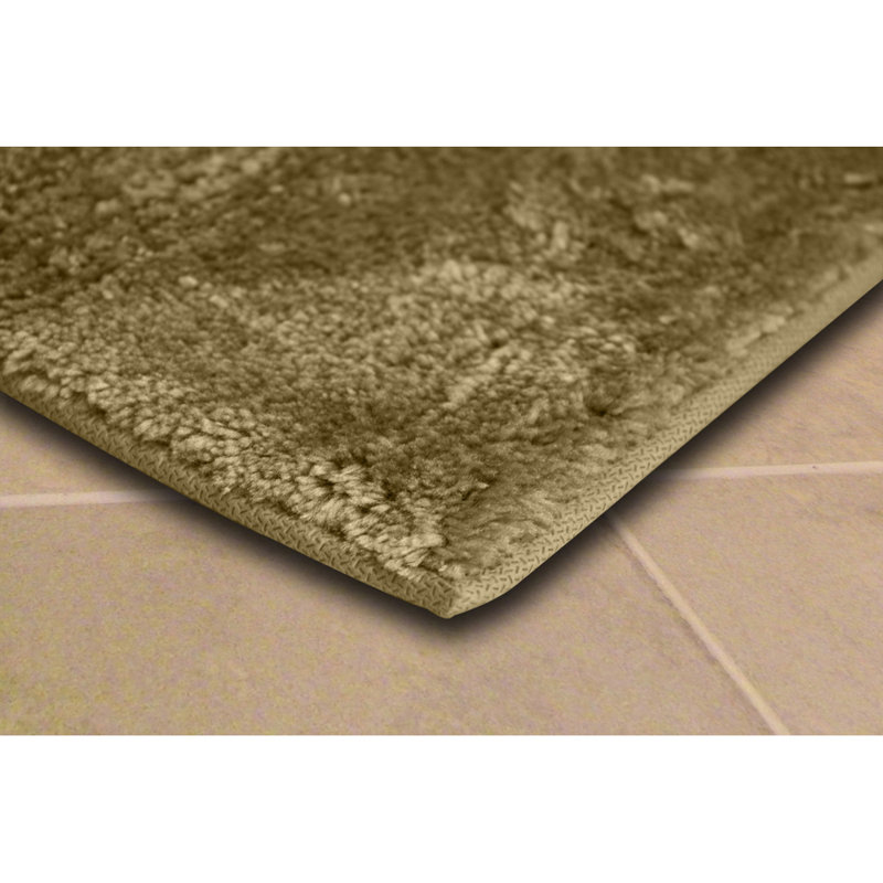 Nylon Bathroom Mat with Non-Slip Appliance Niala, Lin, 2 pi x 3 pi 4 po