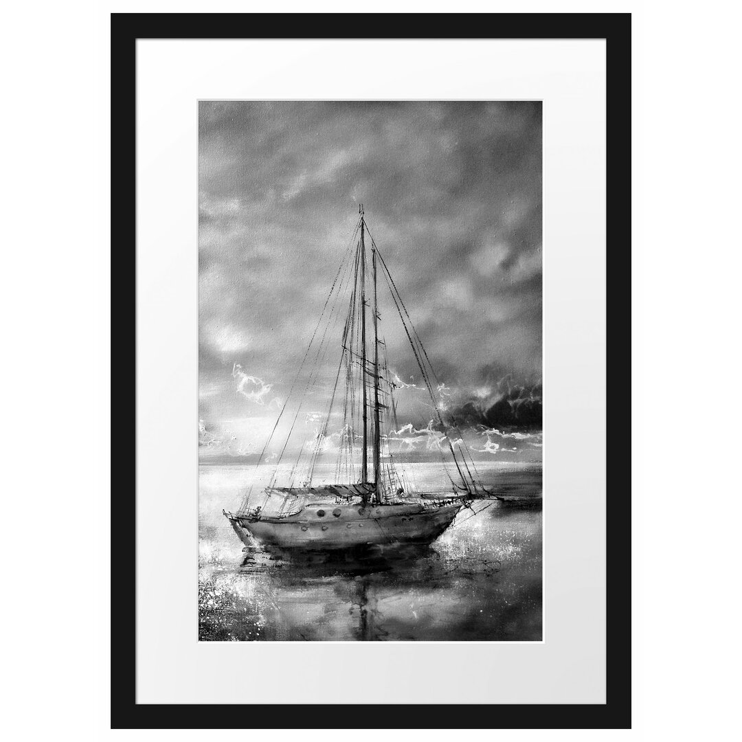 Gerahmtes Poster Beautiful Boat