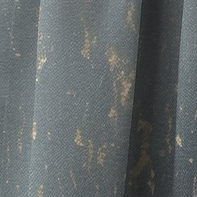 Gold Feather Wanderlust IV - Glam Feather Curtain - Blackout Floral Curtain - 1 Panels, 52" W x 120" L