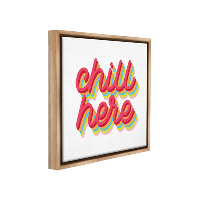 "Retro Chill Here" par Lil 'Rue sur toile