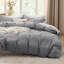 Housse de couette en microfibre Literie très grand californien - ensemble de literie très doux en coton prélavé (ensemble de 3)-1558599605-1558598723