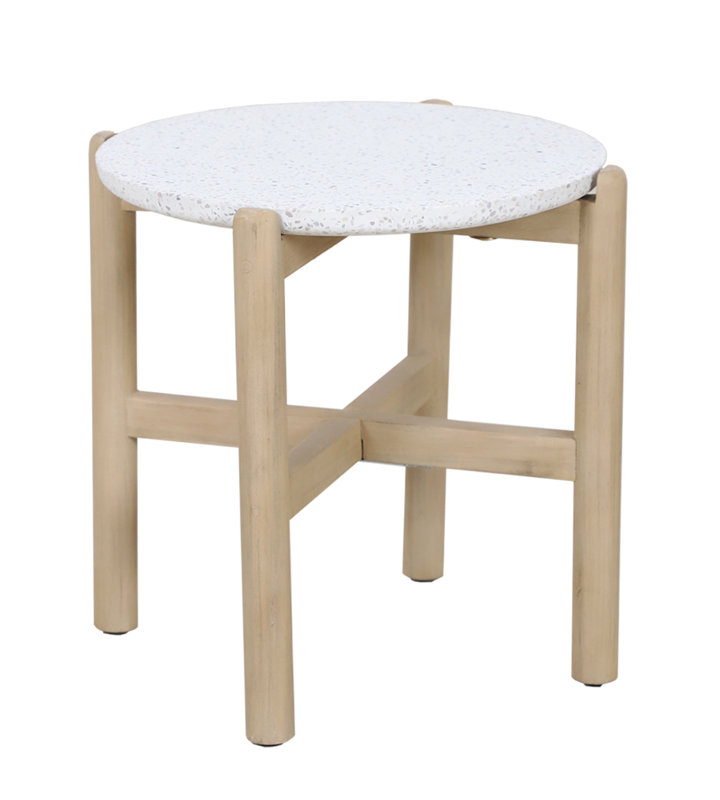 Table d'appoint en pierre / béton Mimi