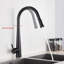 Robinet de cuisine rétractable à poignée simple avec accessoires-63552950
