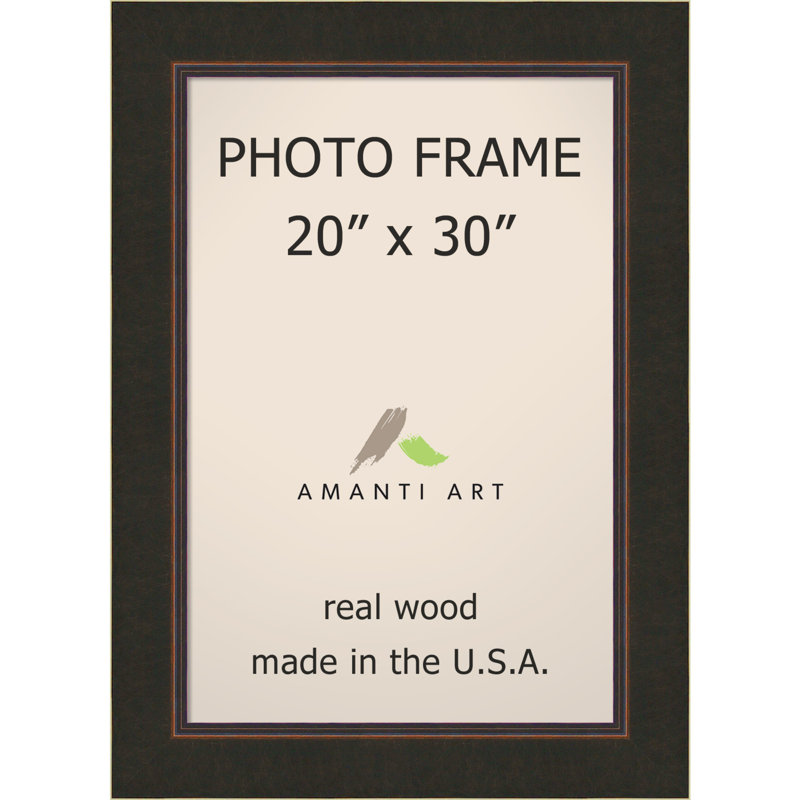 Bourgault Brown Single Picture Frame, 20" x 30"