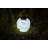 Solar Cabin Lantern 7.25" Handblown Glass - Sea Glass-123512780
