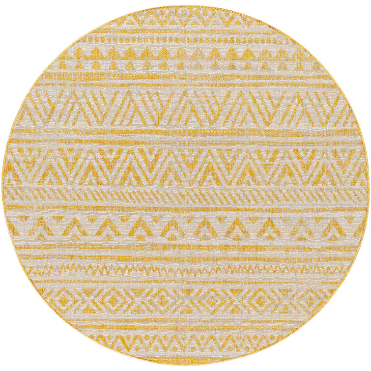 Marion Indoor & Outdoor Boho Saffron Rug