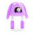 Monster Cat Tree Blue & Purple
