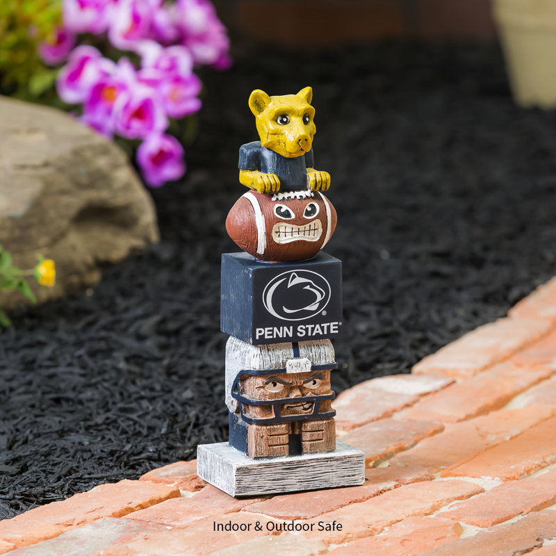 Statue mascotte Tiki Totem intérieur / extérieur 15 po NCAA, Université de Pennsylvania State
