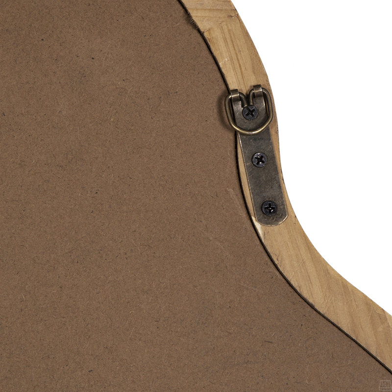 Arch Wood Mirror With Unique Frame