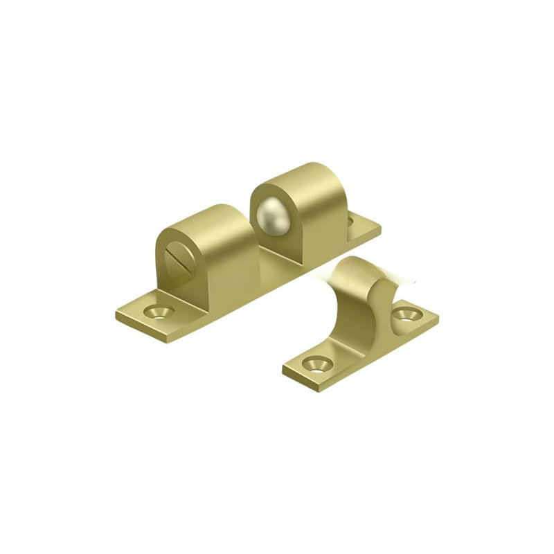 Crochet de tension à billes Deltana BTC30U3 3 po x 3/4 po Finition laiton brillant, Laiton poli