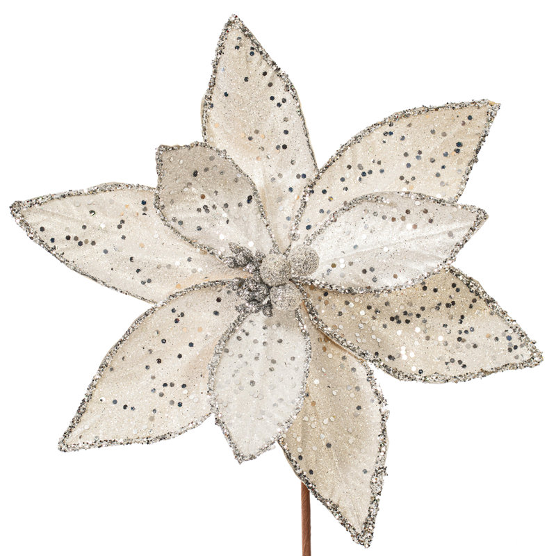 Tiges de poinsettias Clintonpark, Argent