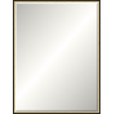 Black and Gold Old World Mirror