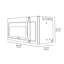 ZLINE Kitchen and Bath Black Studio 30" 1.5 cu ft. 900 - Watt Convertible Convection Over-The-Range Microwave with Sensor Cooking-390472192