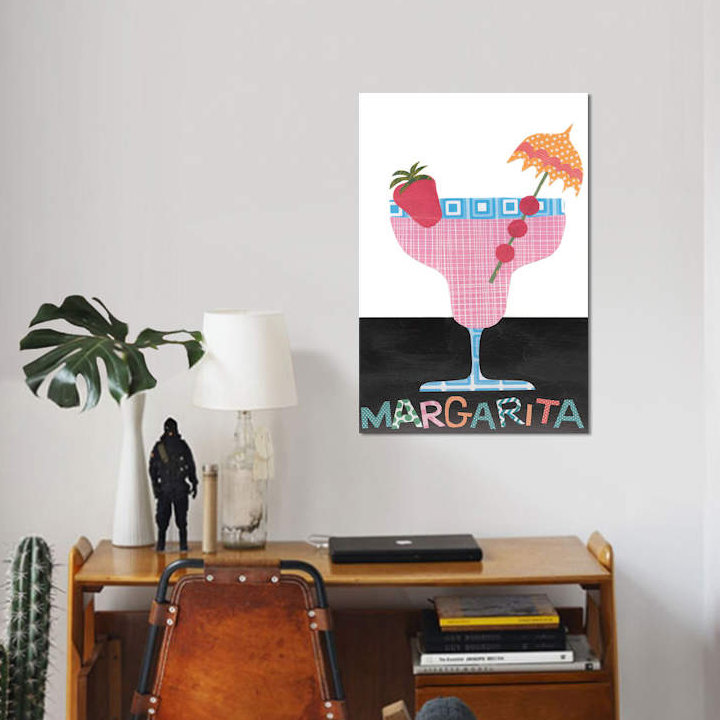 «Mix Me a Drink IV» par Regina Moore - impression sur toile tendue, H 12 po x l 8 po x P 0,75 po, Toile tendue, Pas de tapis