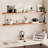 Sydney 55" W x 6" D Floating Shelves Set with Invisible Wall Mount Brackets-123711691