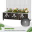 Boîte à fleurs en métal avec treillis et roues-1738911481-1723230833-1718213864