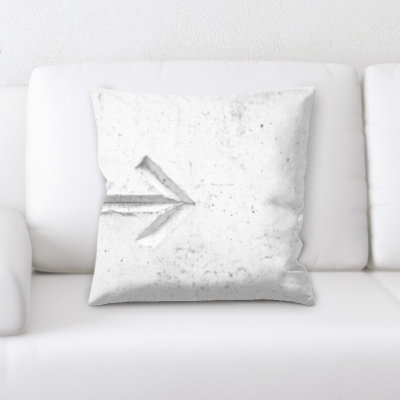 Microsuede Throw Pillow