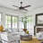 Houck 52'' 4-Blade Crystal Indoor Ceiling Fan with Remote Control and Light Kit Included