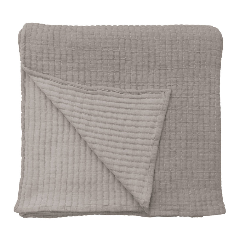 Vancouver Coverlet, Twin Coverlet/Bedspread, Gray