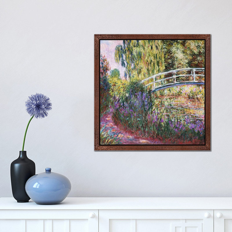 Print on Canvas, 66.04 cm H x 66.04 cm W x 4.445 cm D, Brown Floater Framed
