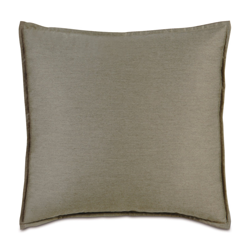 Pierce Square Pillow Cover & Insert, Granite