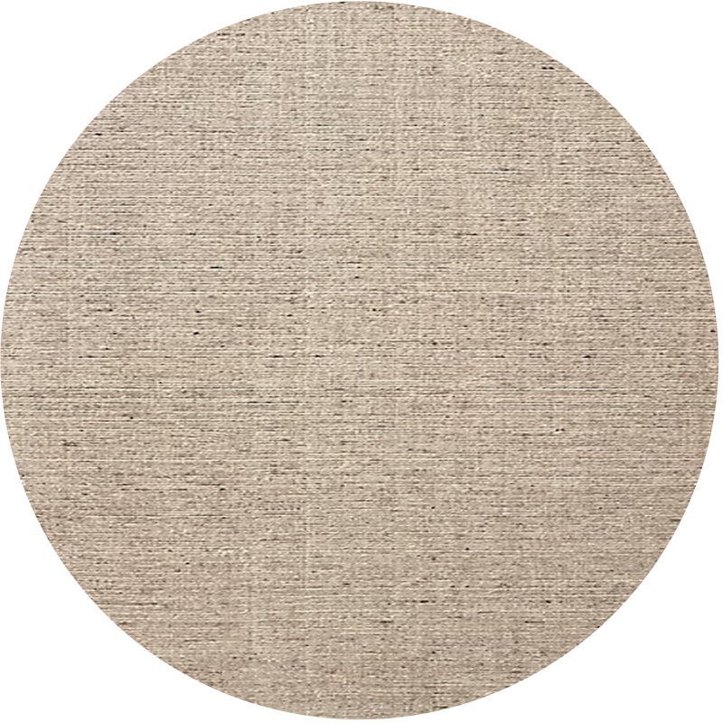 Tapis beige, Rond 6 pi