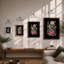 Floral Rest Botanical - Framed Print-426186721-426186723
