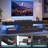 Kruszewski 60 inch  Glossy TV Stand Fits TV Up to 65 inch with Drawer and LED Light Stone Grain Media Console-1955815681