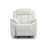 Elegant White Recliner With Padded Arms-2082208703