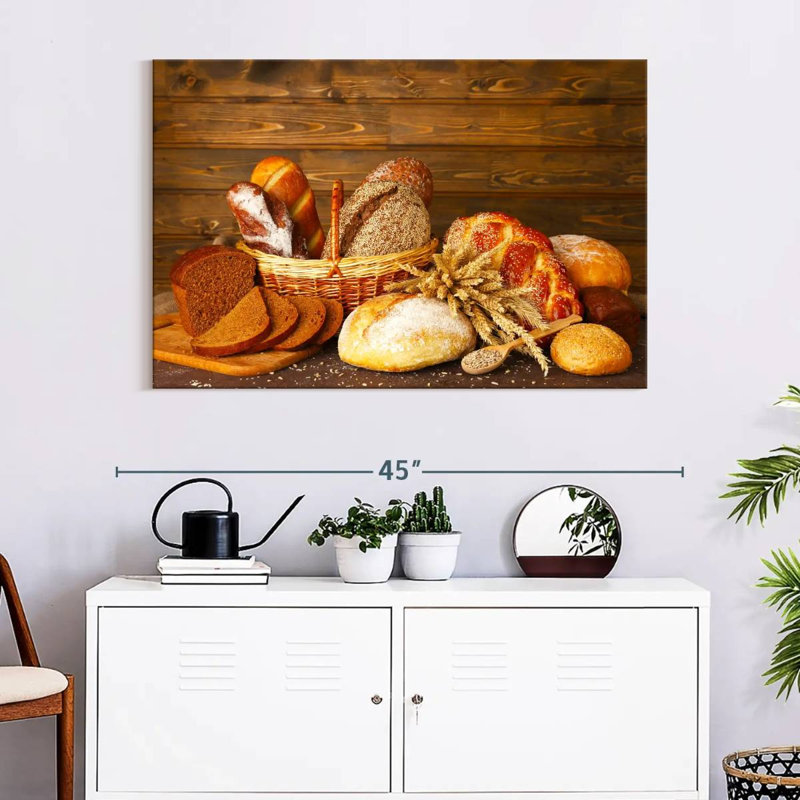 Bread Assortment Canvas Print, 26" H x 39" W x 1.25" D