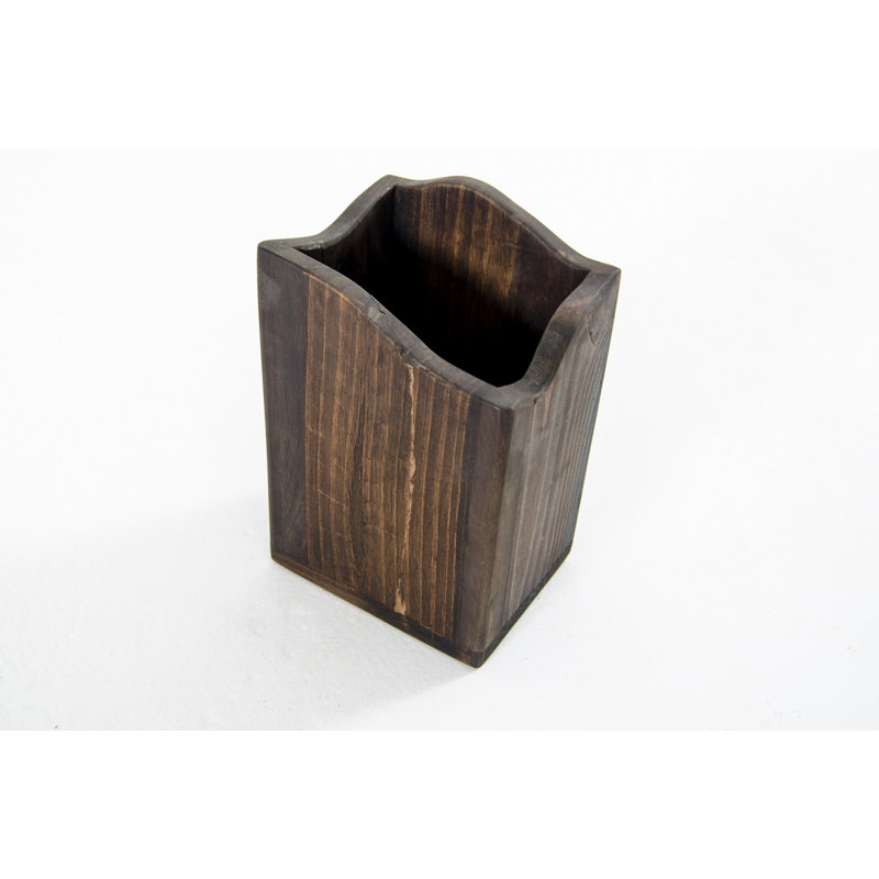 Vase de table en bois massif