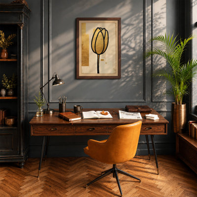 Elegant Tulip Botanical - Framed Print