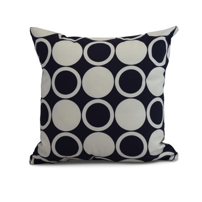 Cuban Flare Geometric Reversible Throw Pillow