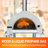 Kalamera Stainless Steel Free Standing Pizza Oven