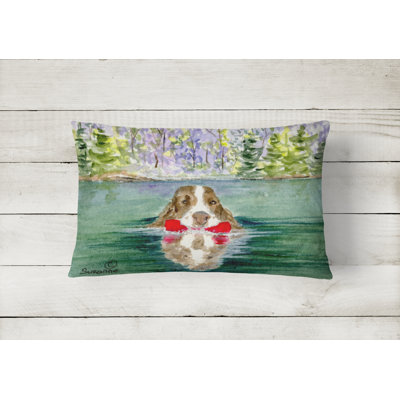 Springer Spaniel Indoor/Outdoor Throw Pillow