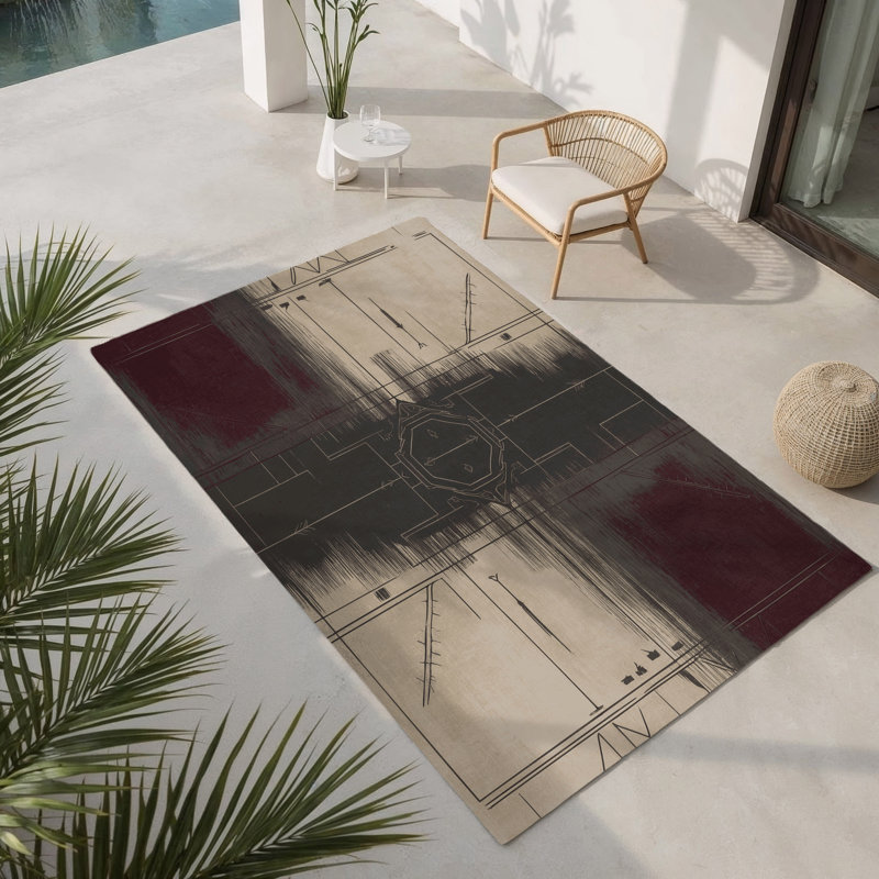 Tapis intérieur et extérieur Royal Relic, Rectangle 1 pi 6 po x 2 pi 6 po