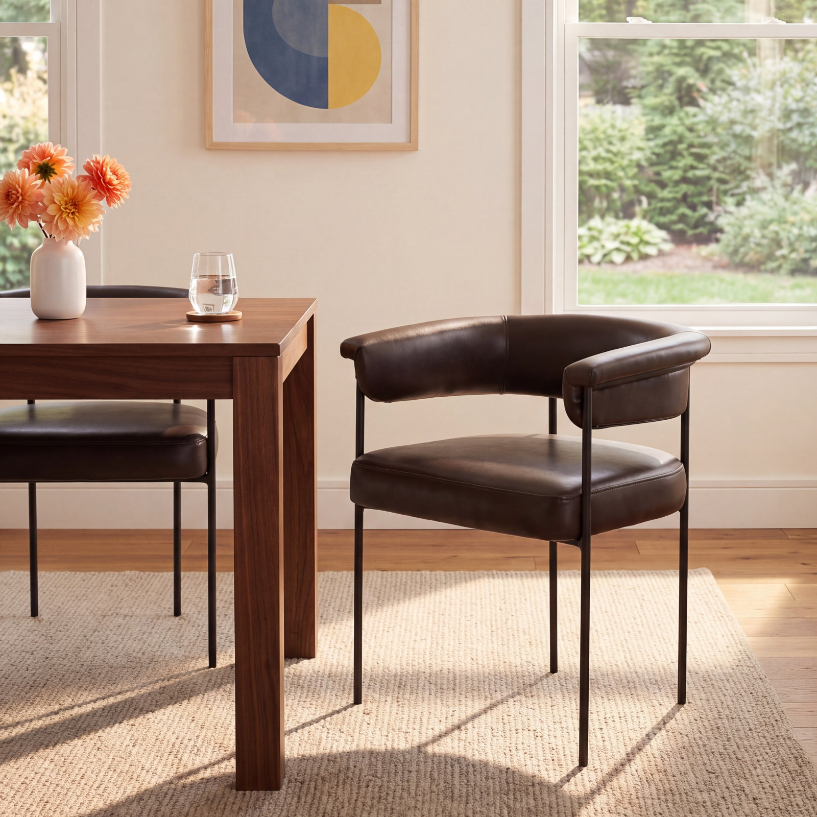 Matra Dining Armchair, Sonoma Black