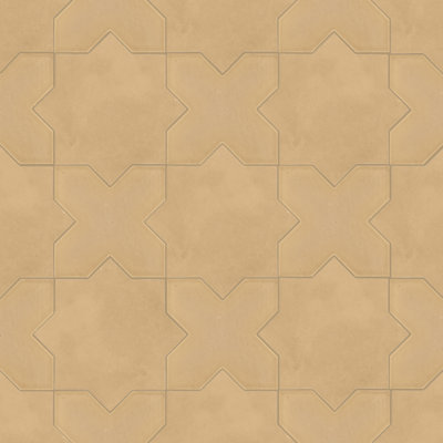 Star And Cross Porcelain Pattern Tile