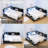 Corner Daybed with Storage Bookcase, Underbed Drawers, LED Lights & Charging Station – Kids Space-Saving Bed Frame-2016287491-2016287488