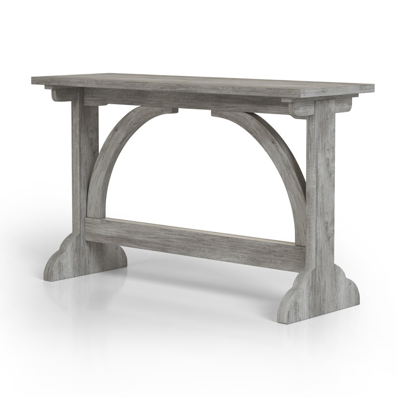 Console 47,24 po Zariyah, Chêne gris rétro