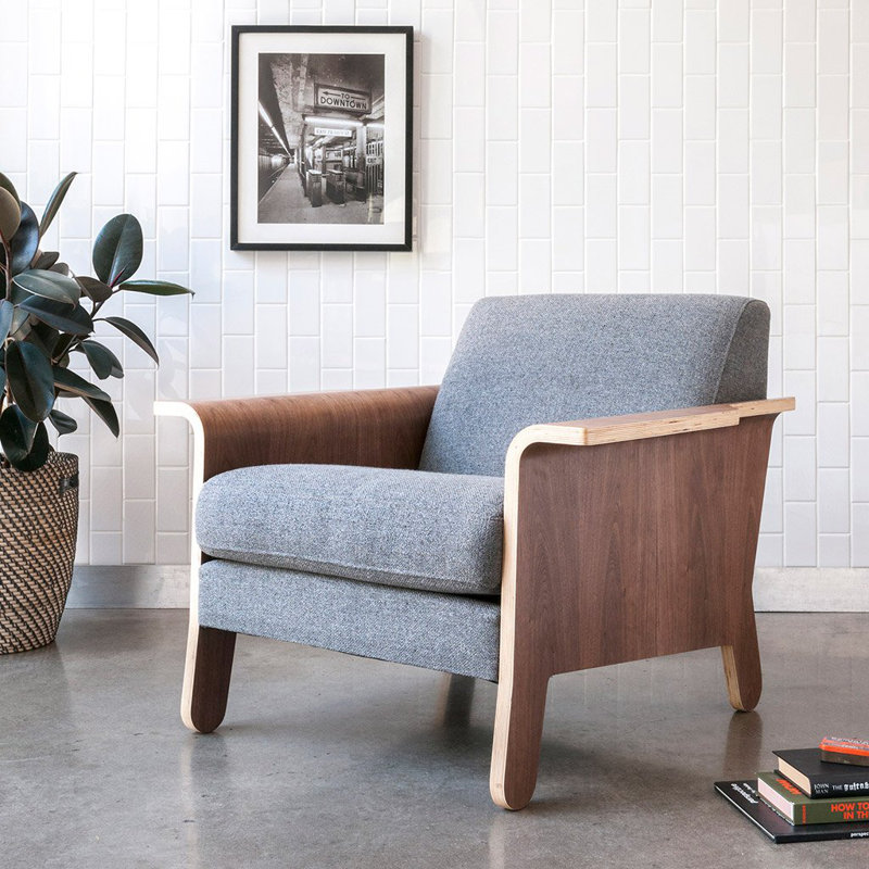 Lodge Chair, Andorra Pewter Performance Basketweave