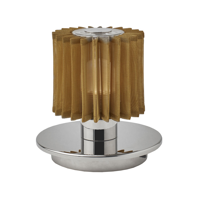 Cordless LED Table Lamp, Silver/Gold