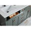 Meuble-lavabo en bois massif 60 po avec comptoir en pierre reconstituée et lavabo double 60 po-106886529-106886532