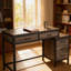 Bureau, table d'écriture, bureau d'ordinateur avec armoire à tiroirs-310788766