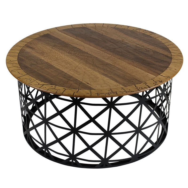 Table basse Eugne, H 15,80 po x L 32,70 po x l 32,70 po