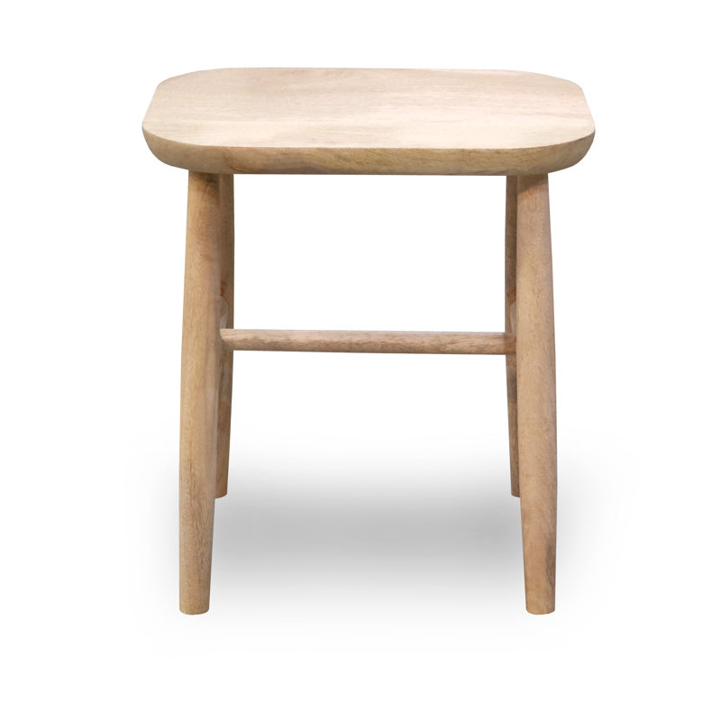 Needham Solid Wood Accent Stool