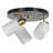 Lumiere 3-Light Modern Semi-Flush Mount