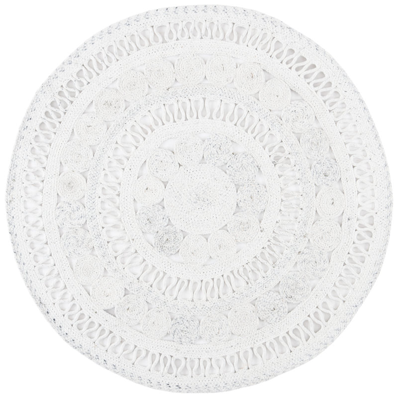 Tapis performance tissé à la main Cape Cod, Rond 3 pi
