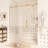 76"H x 56"-60"W Frameless Stainless Steel Sliding Shower Door-116834920